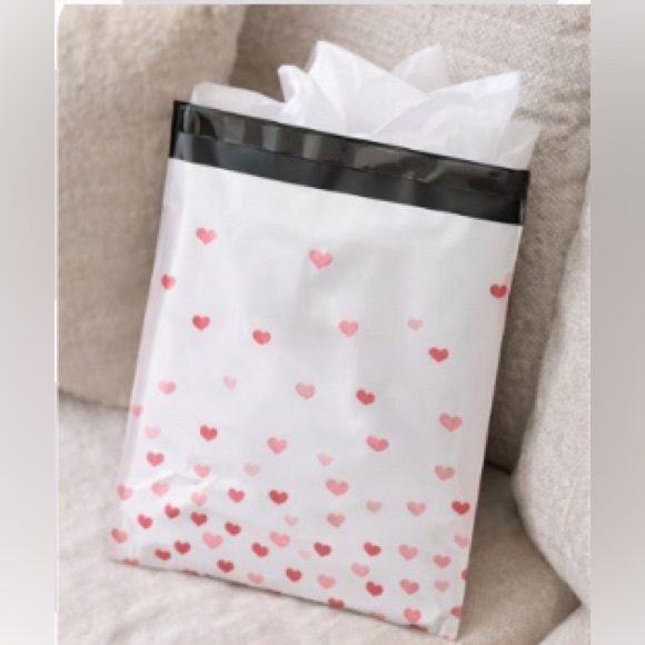 Pink Heart 10X13 Poly Mailers (15) - Picture 2 of 5